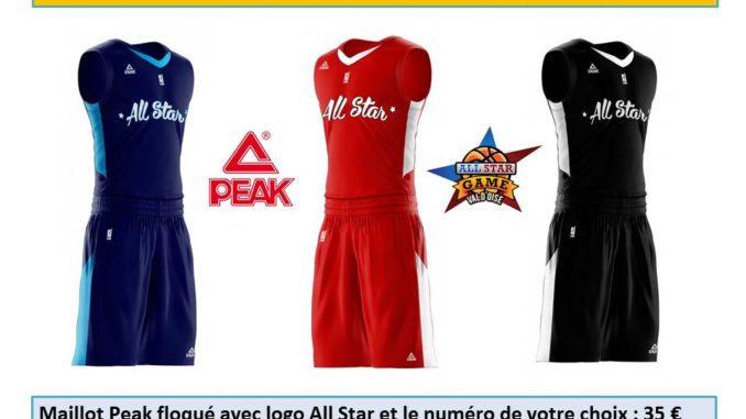 Maillots et shorts ASG