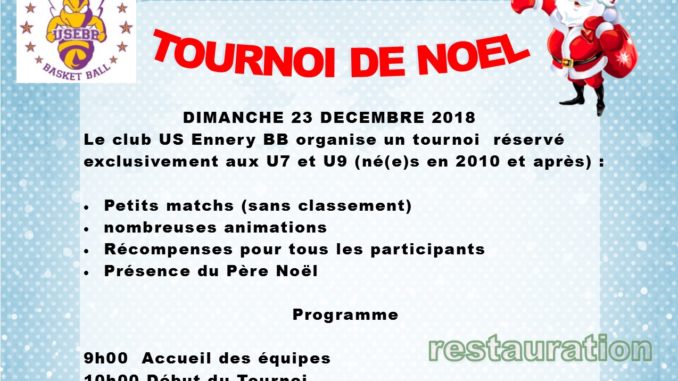 tournoi noel 2018